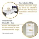 Ver imagem 7 de Cama de Solteiro Juvenil com LED e 1 Porta para Colchão 188x88cm Grafite Multimóveis