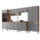 Ver imagem 2 de Cozinha Modulada 6 Peças Athena Freijó Cinza Megasul