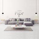 Ver imagem 4 de Luminária Pendente Pipe P Madeira E27 Decoração Moderno Preto