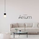 Ver imagem 2 de Luminária Pendente Arcum P Madeira E27 Decoração Moderno Preto