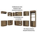 Ver imagem 5 de Armário de Cozinha Completa de Canto 499cm Rustic Stella Madesa 01