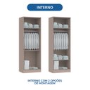 Ver imagem 5 de Guarda Roupa Modulado 2 Portas Reflecta Requinte 100% MDF