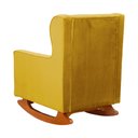 Ver imagem 4 de Poltrona Balanço Aurora Veludo Cores - DS Estofados Poltrona Aurora Mostarda