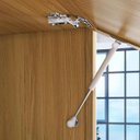 Ver imagem 3 de Armário Aéreo Modular Imperatriz 80 Cm com 2 Portas Basculantes - Freijó/off White - Nesher