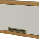 Ver imagem 4 de Armário Aéreo Modular Geladeira Imperatriz 80cm Porta Basculante - Freijó/off White - Nesher