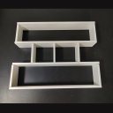 Ver imagem 4 de Nicho Prateleira Suspenso para Quarto Zeus Solutions Slim - Branco