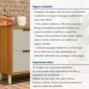 Ver imagem 2 de Balcão Modular de Cozinha 120cm com Porta Temperos e Talheres Freijó/Off White - Nesher