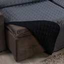 Ver imagem 4 de Protetor de Sofá Assento 1,80m Retrátil Shield 100% Poliéster Hipercal 400 Fios:cinzapreto