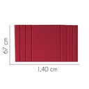 Ver imagem 2 de Painel Estofado Luxo Grécia 140cm Casal para Cama Box Suede Vermelho - Gat Magazine