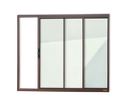 Ver imagem 1 de Janela Alumínio Confort 2F.100 x 120 V.Liso Marrom Corten Brimak