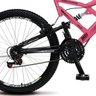 Bicicleta Colli Bike GPS 148 Aro 26 Dupla Suspensão 21 Marchas Freio V-Brake- Rosa - 4