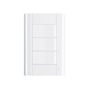 Ver imagem 1 de Interruptor Simples Triplo Fame Modulare com Placa 4x2