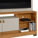 Ver imagem 7 de Home Decorativo Jatiuca Mdp/mdf Ripado Tv até 50 Polegadas Nature/off White G77 - Gran Belo