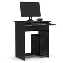 Ver imagem 5 de Mesa para Computador Prática Ej Móveis1 Gaveta Home Office Estudo:preto