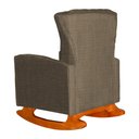 Ver imagem 2 de Poltrona Decora Melinda Balanço Linho Cacau - Malta Decor