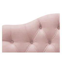 Cabeceira Suspensa Imperatriz 140 cm Casal Suede Rosê - ADJ Decor - 4