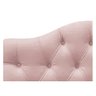Cabeceira Suspensa Imperatriz 140 cm Casal Suede Rosê - ADJ Decor - 4