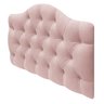 Cabeceira Suspensa Imperatriz 140 cm Casal Suede Rosê - ADJ Decor - 2