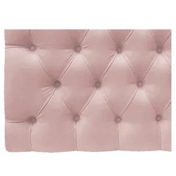 Cabeceira Suspensa Imperatriz 140 cm Casal Suede Rosê - ADJ Decor - 5