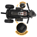 Ver imagem 6 de Mini Moto Esportiva Elétrica Infantil, 6v, 3km/h, Controle Remoto, Cinza, até 30kg