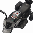 Ver imagem 7 de Mini Moto Esportiva Elétrica Infantil, 6v, 3km/h, Controle Remoto, Cinza, até 30kg