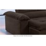 Sofá Retrátil E Reclinável Atenas 2,10m 3 Lugares Marrom - 5