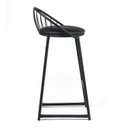 Ver imagem 5 de Banqueta Industrial Aço Preta – Gourmet, Varanda, Living – Banqueta Shell Kit 4