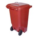 Ver imagem 2 de Lixeira Contentor Plástico 240l Rodas 200mm Sem Pedal