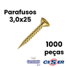 Parafuso para Madeira Mdf Philips 3,0x25 1.000un - Caixa - 2