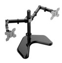 Ver imagem 1 de Suporte Articulado para 2 Monitores 10 a 27 Polegadas Uso em Mesa Bmg-31