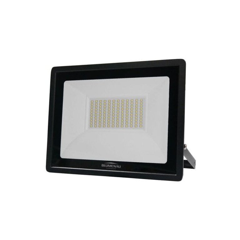 Refletor Blumenau LED Tech 100W Preto Bivolt 6500 K - Branco Frio