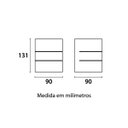 Ver imagem 2 de Arandela Germany Flip 2 Aletas 2 Fachos G9 Bivolt Marrom