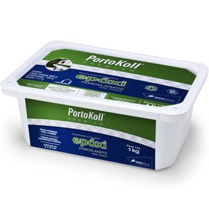 Rejunte Epóxi Porcelanato Fino Toque 1kg Palha