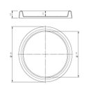 Ver imagem 2 de Prato Redondo para Vaso 35 Japi
