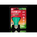 Ver imagem 2 de Lâmpada Led Ourolux 6W Superled Verde E27 Bivolt
