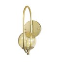 Ver imagem 1 de Arandela Parede ONLINE  DOURADO Globo de Vidro AMBAR - 4124-14-AM