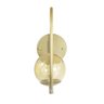 Arandela Parede ONLINE  DOURADO Globo de Vidro AMBAR - 4124-14-AM - 4