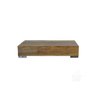 Mesa de Centro Retangular Madeira de Demolição Natural 1.20M-Rústico Natural - 3