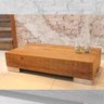 Mesa de Centro Retangular Madeira de Demolição Natural 1.20M-Rústico Natural - 2