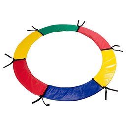 Cama Elástica 4,27M 4 Pés ChicoPlay Lona Azul Nacional Com Emenda - 8