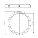 Ver imagem 3 de Prato Redondo para Vaso 46 Japi