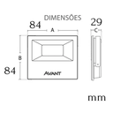 Ver imagem 2 de Refletor Avant Led Slim 10w Biv Vd