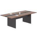 Ver imagem 2 de Mesa para Sala de Reunião Diretor Milão Noce Preto