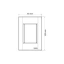 Ver imagem 3 de Conjunto 4x2 com 1 Interruptor Simples 10 a 250 V e 1 Tomada 2P+T 10 a 250 V Tramontina Giz Branco