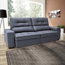 Ver imagem 4 de Sofá 4 Lugares Retrátil e Reclinável com Baú Linoforte Artemis