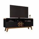 Ver imagem 2 de Rack Larimar para TV até 65 Polegadas Preto Fosco/Cinamomo Bechara