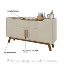 Ver imagem 6 de Aparador Buffet Future 4 Portas 1 Gaveta Off White/Cinamomo Bechara