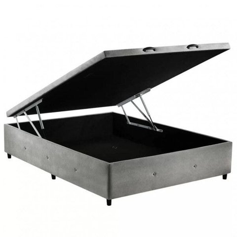 Base para Cama Box Casal com Baú 1400 S. Design