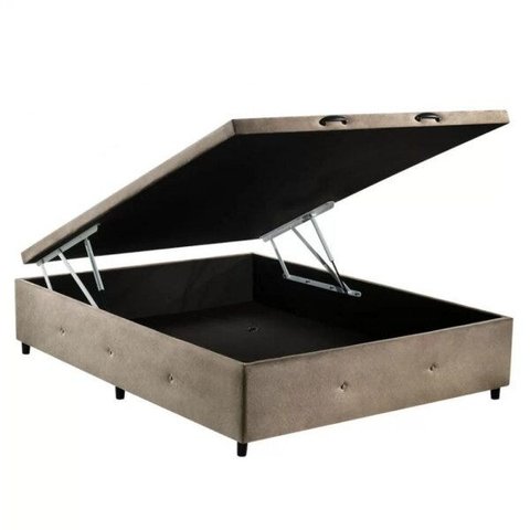 Base para Cama Box Casal com Baú 1400 S. Design
