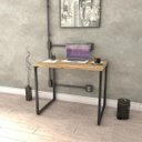 Ver imagem 1 de Mesa Escrivaninha Industrial 90cm Trevalla Kuadra Me90-E10 Carvalho